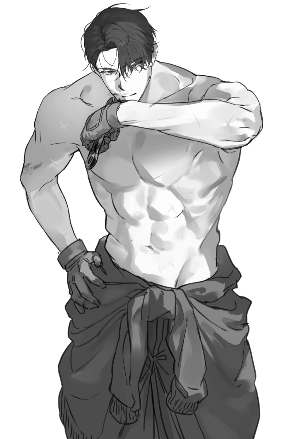 푸주님_스피드 상탈 커미션_1인_흑백_선_완성_1 1.png